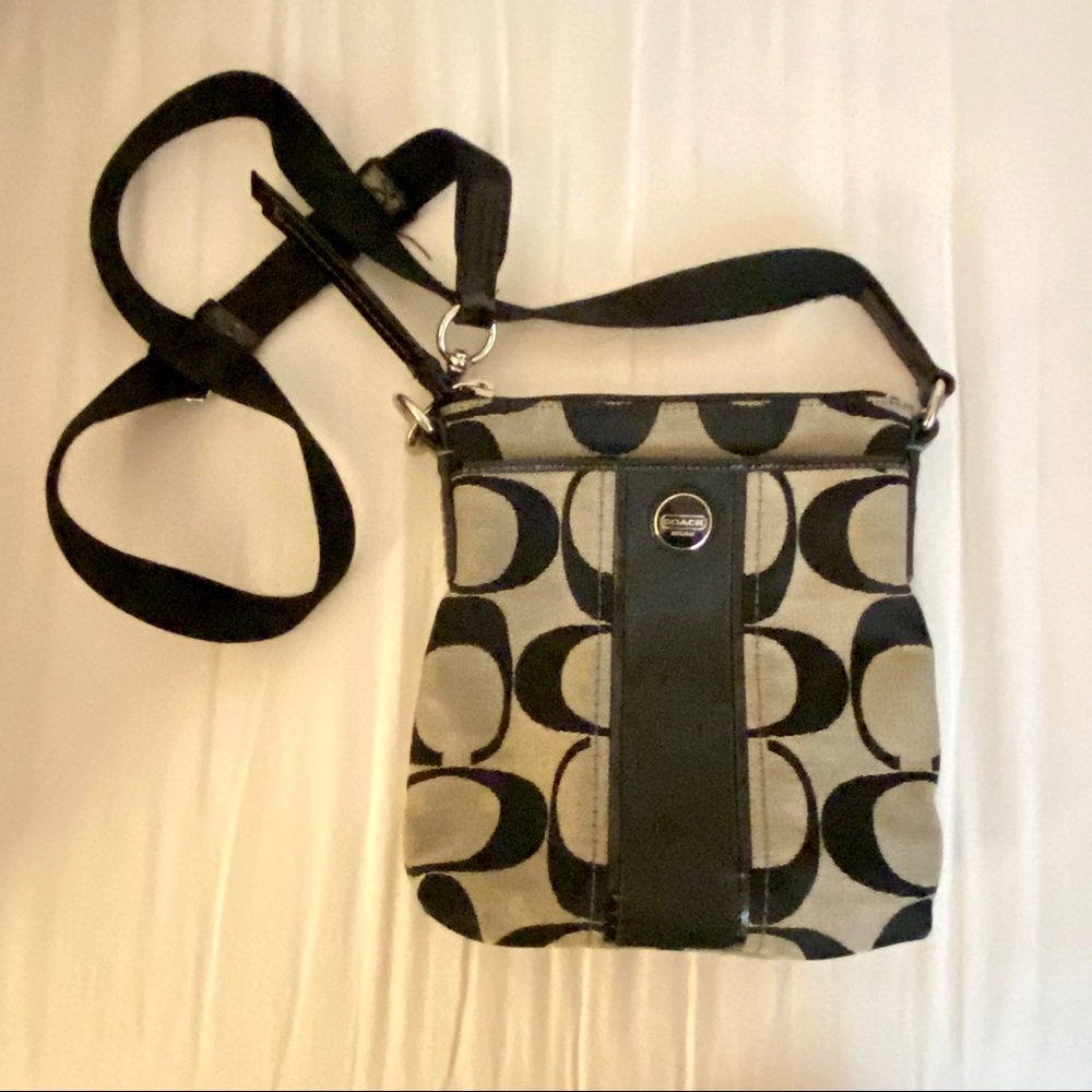 COACH Crossbody Bag • Black/Grey